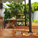 Outsunny 2 x 3(m) Wall Mounted Pergola with Retractable Roof, Khaki