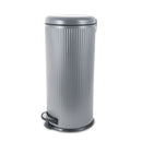 Lewis's 30 Litre Round Pedal Bin - Grey