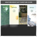 Outsunny UV Rain Protective Cover or Garden Wicker Rattan