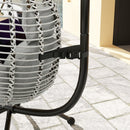 Outsunny Hanging Swing Chair w/ Thick Cushion, Hanging Chair