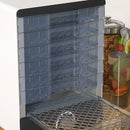 HOMCOM Food Dehydrator with 7 Stainless Steel Tray, for Fruit, Meat, White