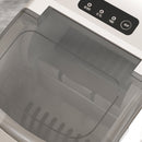 HOMCOM Ice Maker w/ Ice Basket 12Kg in 24 Hrs 9 Cubes Ready in 6-12Mins White