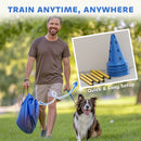 PawHut Dog Agility Equipment Set, Three-Piece Adjustable Height Jumping