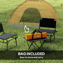 Outsunny Camping Tent for 2 Person Dome Tent w/ Storage Pocket Orange