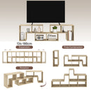 HOMCOM TV Unit for TVs up to 75 Inches, Free Combination TV Stand