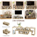 HOMCOM TV Unit for TVs up to 75 Inches, Free Combination TV Stand