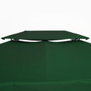 Outsunny 3x4m Gazebo Replacement Roof Canopy 2 Tier Top UV Cover