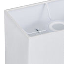 Sevenoaks Faux Silk Shade - White