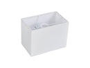 Sevenoaks Faux Silk Shade - White