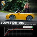 AIYAPLAY Electric Car for Kids 12V Licensed RUF GT for 3-5 Years