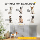 PawHut Retractable Stair Gate, Dog Gate Extends Up To Wide, Grey