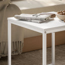HOMCOM Modern Coffee Table Set Square Nest of Tables for Small Space