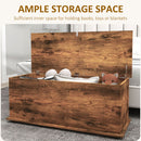 HOMCOM Storage Chest With Lid, 113L Storage Box