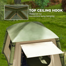 Outsunny Inflatable Camping Tent, Easy Setup 2 Man Tent