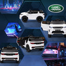AIYAPLAY Land Rover Licensed Kids Electric Car w/ Remote Music - White