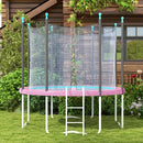 SPORTNOW 12FT Trampoline Pad Spring Cover, Waterproof, Pink