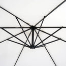 Outsunny  Banana Parasol  3m - Cream White