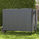 Outsunny Patio Swing Chair Cover Garden Furniture Protector 215x155x150cm Grey