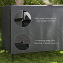Outsunny Patio Swing Chair Cover Garden Furniture Protector 215x155x150cm Grey