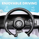 AIYAPLAY Volkswagen Beetle Licensed 12V Ride on Car w/ Remote Control