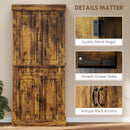 HOMCOM 180cm Kitchen Pantry, KitchenStorage Cabinet with Shelves, Brown