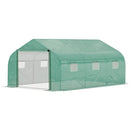 Outsunny Greenhouse Polytunnel 4.47x3x2m - Green