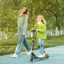 AIYAPLAY Scooter for Kids, Folding Kick Scooter w/ Adjustable Handle