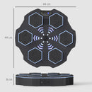SPORTNOW Music Boxing Machine with Bluetooth Connection and LED Light