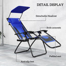 Outsunny Zero Gravity Lounger Chair, Folding Reclining Chair