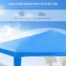 Outsunny 2.7m x 2.7m Heavy Duty Gazebo/ Marquee - Blue