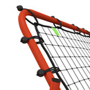 HOMCOM Rebounder Net Kids Adults Football Training Aid Adjustable Red