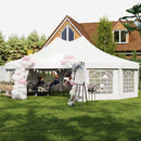 Outsunny 10 Sides Heavy Duty Tent Gazebo Outdoor Party Wedding Event Marquee
