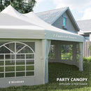 Outsunny 10 Sides Heavy Duty Tent Gazebo Outdoor Party Wedding Event Marquee