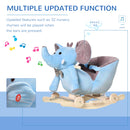 HOMCOM Children's Rocking Elephant - Blue