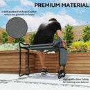 Outsunny Garden Kneeler Foldable Seat Bench EVA Foam Pad With Tool Bag Pouch