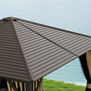 Outsunny 3x3(m) Hardtop Gazebo Outdoor Shelter with Aluminium Frame