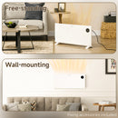 2000W Electric Convector Heater, Quiet Space Heater with LED Display