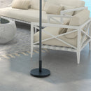 Outsunny 15kg Concrete Parasol Base Heavy Duty Round Umbrella Stand