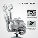 HOMCOM Ergonomic Office Chair Swivel Computer Chair with 3D Armrest