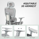 HOMCOM Ergonomic Office Chair Swivel Computer Chair with 3D Armrest