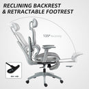 HOMCOM Ergonomic Office Chair Swivel Computer Chair with 3D Armrest