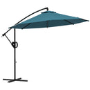Outsunny 3(m) Cantilever Parasol with Cross Base, Crank Handle, Tilt