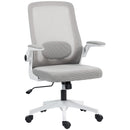 HOMCOM Mesh Desk Chair with Tilt Function, Lumbar Support