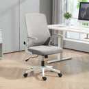 HOMCOM Mesh Desk Chair with Tilt Function, Lumbar Support