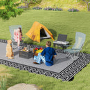 Outsunny Double Layer Camping Tent for 1-2 Man, 2000mm Waterproof, Orange
