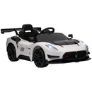 AIYAPLAY Maserati GT2 Licensed 12V Electric Ride on Car w/ Remote - White