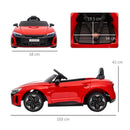 HOMCOM Audi Licensed 12V Kids Electric car - Red