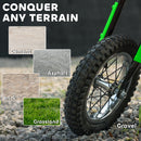 AIYAPLAY 24V Battery Powered Ride On Motorcycle With Rear Suspension