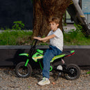 AIYAPLAY 24V Battery Powered Ride On Motorcycle With Rear Suspension