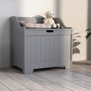 HOMCOM Storage Trunk with Safety Hinge for Living Room, 56.4cm